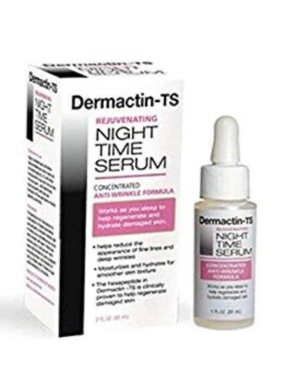 Rejuvenating Night Time Serum - White & Pink 1oz